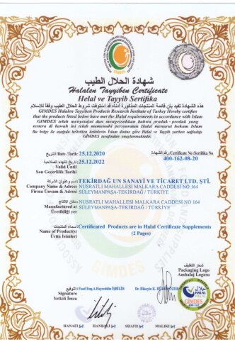 Gimdes Helal Sertifikası